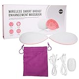 Elektrisches Brustmassagegerät, Abs waschbares drahtloses Brustmassagegerät, wasserdicht für Schönheitssalon Mädchen Frauen Zuhause(33 * 15 * 6cm-Weiß)