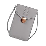 boshiho Handytasche zum Umhängen, Touchscreen Handytasche PU Damen Handy Umhängetasche Crossbody Tasche Handy Damen Crossbody Umhängetasche für Handy