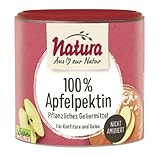 Natura 100% Apfelpektin – 200g – Pflanzliches Geliermittel ohne Zucker aus reinem Pektin – vegan und glutenfrei – Ideal zur Konfitüren- und Marmeladenherstellung