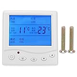 Smartes Thermostat, AC 220V Fußbodenheizungsthermostat Smart Integrations Hochzuverlässiger Chip für Zuhause Schlafzimmer Flur für Sanitär Fußbodenheizung