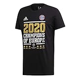 adidas Performance FC Bayern München UCL Winner 2020 T-Shirt Herren schwarz/weiß, S