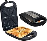 Sandwich Maker Toaster, Electric Panini Grill, Multifunktionale Frühstücksmaschine, 1200W 4 Scheibenwichwich Maker mit Nicht-Stock-Abnehmb