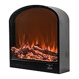 JKXWX Elektrokamin Elektrischer Kamin mit Einstellbarer Flammeneingelegter elektrischer Heizer Fernbedienung LED-Bildschirm Home Decor Kamin Dek