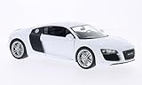 Audi R8, weiss , Modellauto, Fertigmodell, Welly 1:24