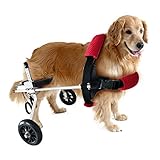 Pet Love Rollstuhl Mit Hund, Hund Mit Behinderung Der Hinterhandlähmung, Hinterbein-Assistent, Hundezubehör, Geeignet Für Jeden Großen, Mittleren Und Kleinen Hund (1-20 Kg) XS