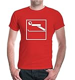 T-Shirt Skispringen-Piktogramm-XXXL-Red-W