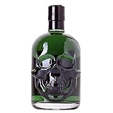 Grüner Absinth Hamlet Classic | Mit Wermut/Thujon | 69% | Totenkopf-Flasche verkorkt | (1x 0.5 l)