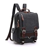 Herren Brusttasche Canvas Umhängetasche lässige Persönlichkeit Multifunktions-EIN-Schulter-Rucksack Dual-Use-Rucksack