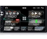 Tristan Auron BT2D7025A Android 10 Autoradio mit Navi - 7' Touchscreen GPS Bluetooth Freisprecheinrichtung I 32GB ROM I MirrorLink WiFi USB SD I DAB+ OBD 2 2 DIN