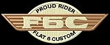 Masterpatch Hon Valkyrie F6C Proud Rider Brown Patch für Honda Valkyrie Bikers Motorrad Motorrad Aufnäher Parche Bordado Brodé Patch écusson Toppa R