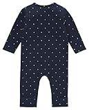 Noppies Baby Kinder Unisex Strampler Wickelmodell Bio-Baumwolle (Navy (C166), 74)