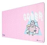 Grupo Erik XL Mausepad Pusheen für Laptop, Computer und PC - Gaming Mousepad - Mauspad Pink