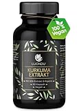 Kurkuma Kapseln - 90 Curcuma Extrakt Kapseln extra hochdosiert & Vegan - Bio Kurkuma Pulver, Piperin und schwarzer Pfeffer I Curcumin Gehalt enspricht 10.000mg Kurkuma - 95% Extrakt Laborgeprü