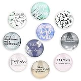 10 Stück Kühlschrankmagnete,Kristallglas Kühlschrankmagnete,Rund Dekorative Magnete,Bunt Glasmagnete,Niedliche Wohnkultur Magnetische,Magnete Für Kühlschrank, Magnettafel, Whiteboard, Pinnw