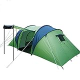 Zelten Family Camp Zelt Freien Zelt im Freien 3-4 Personen Family Outdoor Camping Zelt Regenschutz Multi-Person Großen Zelt Leicht Camping (Color : Green, Size : One Size)