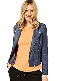 Street One Damen 211327 Kunstlederjacke, Dark Silky Blue, 40