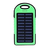 Entatial Umweltfreundliches Gehäuse-Ladegerät, tragbare Powerbank, für die Arbeit mit externen Akkus im Freien mit dem(Grün)
