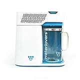 Waterlovers MKII Wasserdestilliergerät mit Smart Technologie - Edelstahl Kocher und 2.8L Glaskanne (Weiß)
