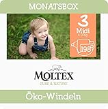 Moltex Pure & Nature Öko Windeln Größe 3 Midi (4-10 kg) Monatsbox 198 Bio W