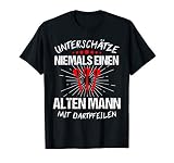 Herren Dart Lustig Darts Outfit Dartspieler Darten Geschenk T-S