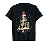 Beagle-Weihnachtsbaum-Weihnachtsdekorationen lustig für Jung T-S
