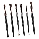 SDENSHI Augen Make Up Pinsel Kosmetik Lidschatten Applikator Puder Pinsel Set Tragbar - Schw