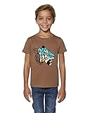 Hochwertiges Kinder T-Shirt aus Biobaumwolle mit Tiger, 100% Bio Baumwolle, Size:110/116, Color:C