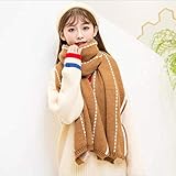 Frauen Schal, Japan Und Südkorea Imitation Strickmode Kaschmir Weichen Warmen Schal 200 * 45CM D