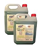 PRIMA Colorwaschmittel - Flüssigwaschmittel 2 x 5,0 L = 10,0 L + gratis Ausgieß