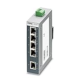 PHOENIX CONTACT Industrial Ethernet Switch FL SWITCH SFNB 5TX, 2891001