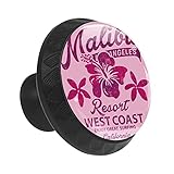 Malibu Schubladengriffe im Vintage-Stil, mit Schrauben, 12 Stück