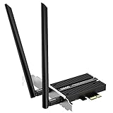 WLAN Stick AC1300 WiFi Adapter USB PC Dongle Dual Band 5dBi Antenne 2.4GHz/400Mbps 5GHz/867Mbps Netzwerk für Desktop Laptop Windows XP/Vista/7/8/10 MAC OS (Gold)