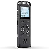 32GB Digitale Diktiergeräte, KINPEE Audio Aufnahmegerät Diktiergerät MP3 Ton Aufnahmegerät Audio Recorder Digital Voice Recorder Diktiergerät Klein Sound Recorder Rekorder Diktiergerät mit Wiedergab