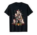Baby Katzen Weihnachten Xmas Cat Mom Pyjama Santa Kätzchen T-S