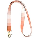 Rose Lake Umhängeband mit Farbverlauf, rosa Schlüsselanhänger für Ausweis, Schlüssel, Bü