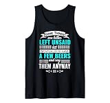 Lustiges Bierzitat Basteln Bierliebhaber Bier 30 Tank Top