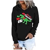 YAOBF Weihnachtspullover Herbst Winterpullover Familie Set Pullover Rentier Strickpullover Lustige Strick Pulli RetroSweatshirt Winterjacke Damen Warm Weihnachten Sweatshirt (Grün 2,XXL)