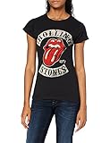 Rolling Stones Damen The Tour 1978 T-Shirt, Schwarz, 38 DE