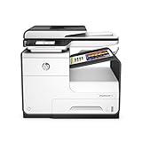 HP PageWide Pro 477dw (D3Q20B) Multifunktionsdrucker (A4, Drucker, Scanner, Kopierer, Duplex, Fax, WLAN, LAN, Airprint, Cloud Print, USB, 2400 x 1200 dpi) weiß