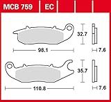 Bremsbelag TRW organisch für Roller, Scooter, Offroad CBR 125 R JC39 07-10
