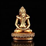 Statue Buddha kleine Figur, buddhistische Skulptur Dekoration Nepal Tantra Statue Mini Bronzestatuen für Sammlung