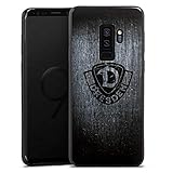 Silikon Hülle kompatibel mit Samsung Galaxy S9 Plus Duos Case schwarz Handyhülle SG Dynamo Dresden Offizielles Lizenzprodukt Vintag