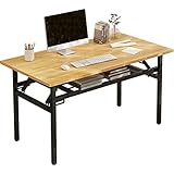Computertische Multifunktional Pc. Laptop-Schreibtisch faltbarer Schreibarbeitstation mit niedrigerem Speicher Kostenloser Installation Home Schlafsaal-Studienschreibtisch, stabiler Metallrahmen Eck
