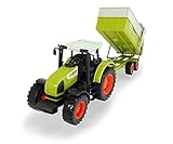 Dickie Toys CLAAS Ares Set, großer Traktor mit Anhänger und Kippmechanismus, 57 cm lang, für Kinder ab 3 J