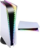 RGB-LED-Lichtleiste für Playstation 5 Konsole,7 Farben Mehrere Effekte Decoration Accessories Flexible Tape Lights Strips für ps5 Konsole mit IR-Fernbedienung