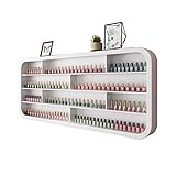 Household Products An der Wand montiertes Nagellackregal, mehrschichtiges Nagellackregal, Finishing-Rack, Aufbewahrungsregal für Kosmetika/Parfums, Aufbewahrungsbox, zu Hause/im Salon/im Nag