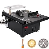 VEVOR Mini Tischkreissäge 10000 U/min, 96 W Multifunktionale Elektrische Tischkreissäge, 100-240 V Tischkreissäge mit 33 mm Tiefe und 110 mm Klingendurchmesser für Holzbearbeitung DIY zum S