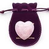 Puffy Heart Hand-Carved of 100% Natural Crystal Stones for Chakra Energy Healing, Meditaion, Massage and D