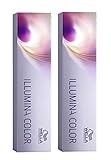 Wella 2x Illumina Color 10/69 Hell-Lichtblond Violett-Cendre 60 M