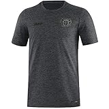 JAKO Bayer 04 Leverkusen Premium Basics T-Shirt (XL, anthrazit meliert)